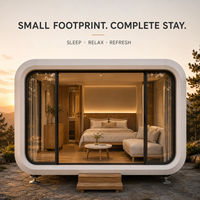 Maisonnette Modulaire Préfabriquée de Luxe Personnalisée en Forme de Cabane Apple avec Vitres Panoramiques pour Projets Hôteliers, Glamping et Sites de Camping