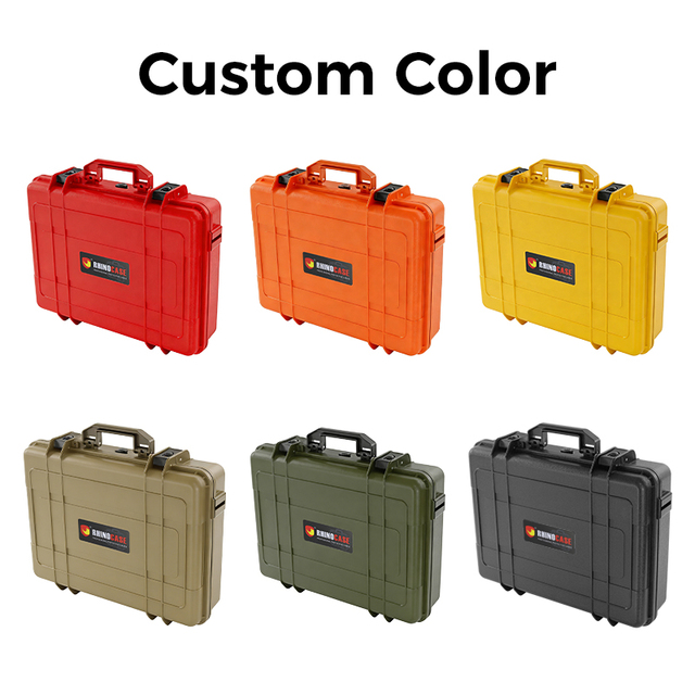 DRX EPC018-1 Black Tactical ABS Heavy Duty Hard Weatherproof Equipment Case With Customized Foam
