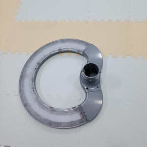 Lampe de jardin LED J06Series en aluminium peint gris brillant, ovale incurvé, à bande creuse en forme de cœur, 30W-50W - Product Image 5