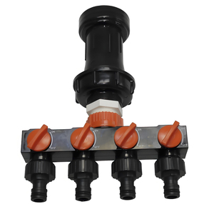 Collecteur d'irrigation à 4 sorties pour baril <span class=keywords><strong>de</strong></span> <span class=keywords><strong>pluie</strong></span>, 50 pièces, adaptateur IBC avec vannes d'arrêt indépendantes - Product Image 3