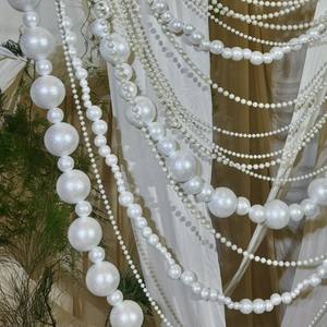 ลูกบอลโฟมประดับมุก LANJO สำหรับตกแต่งงานแต่งงาน หลายขนาด สำหรับฉากหลังงานแต่งงาน ตกแต่งเวทีกลางแจ้ง - Product Image 5