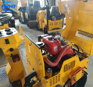Maquinaria de construcción de carreteras de ingeniería de alta calidad: 1 tonelada (1000Kg) Mini rodillo vibratorio - Product Image 4