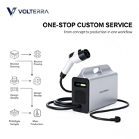 Nouveau chargeur portable AC EV 2KW Mode 4 IEC62196 pour la recharge à domicile en intérieur, certifié CE RoHS ISO FC pour véhicules électriques berlines à batterie
