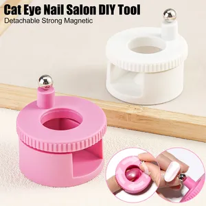 Outil automatique pour ongles effet œil de chat, aimant rotatif super puissant pour vernis gel de manucure française avec perles de verre. Outil de nail art DIY pour débutants - Product Image 2