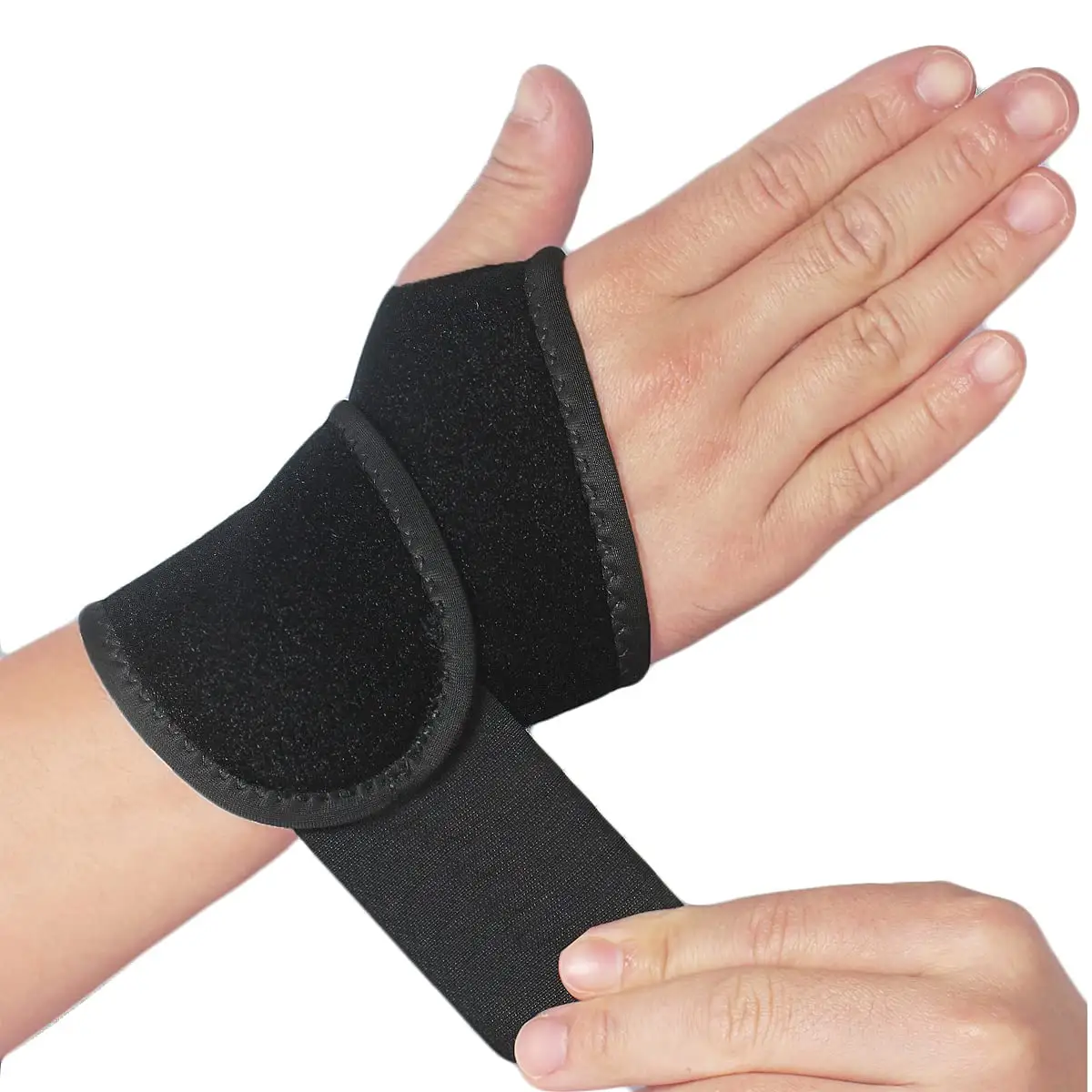 Soporte de muñeca ajustable con orificio para el pulgar para artritis y tendinitis muñequera muñequeras