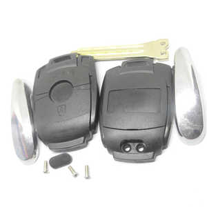 Vỏ chìa khóa điều khiển từ xa thay thế 2 nút cho xe S-sangYong Actyon Kyron <span class=keywords><strong>Rexton</strong></span> Korando với lưỡi dao chưa cắt - Product Image 4