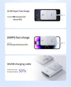 10000mAh para banco de energía inalámbrico magnético de 15W batería <span class=keywords><strong>auxiliar</strong></span> externa portátil PD22.5W cargador rápido para <span class=keywords><strong>iPhone</strong></span> - Product Image 3