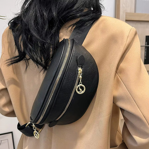 Sac <span class=keywords><strong>banane</strong></span> de grande capacité pour femmes, sac <span class=keywords><strong>banane</strong></span> en cuir Pu, sac <span class=keywords><strong>banane</strong></span> multifonctionnel à bandoulière <span class=keywords><strong>tendance</strong></span> - Product Image 2