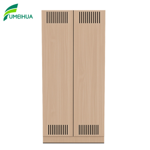 Casier en stratifié compact HPL phénolique au design moderne, imitation bois, étanche, ignifuge et résistant aux rayures pour salle de sport et école - Product Image 1