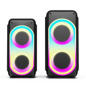 Portable Bluetooth <b>Speaker</b> With Colorful <b>Led</b> Light For Outdoor Karaoke And Fitness Use Rechargeable Battery Powered - Product Image 4