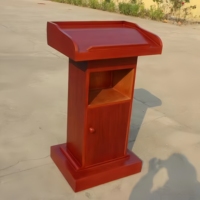 Pupitre d'église en bois avec croix sculptée, qualité supérieure, pour sermons, présentations, lieux religieux