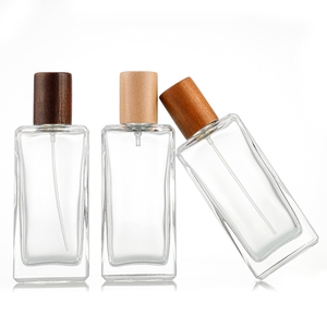 ขวดน้ำหอมทรงสี่เหลี่ยมเงางามขนาด50มล. โหลแก้วใส่น้ำหอมกลิ่นวินเทจ - Product Image 1