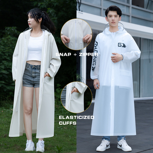 <span class=keywords><strong>Imperméable</strong></span> simple en plastique EVA épais pour femmes, coupe-vent, respirant, pour adultes, randonnée, pêche, camping - Product Image 5