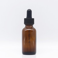 15ml 30ml 60ml 120ml Ambre boston rond estampage à chaud vide petit flacon compte-gouttes en verre d'huile essentielle avec pipette
