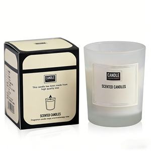 Velas Aromáticas de Lujo Hechas a Mano al por Mayor en Frascos Esmerilados, Set de Regalo de Cera de Soja de Marca Privada para Acción de Gracias y Bares - Product Image 3