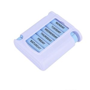 Pastillero Semanal Portátil de 7 Días, Fácil de Abrir, Organizador de Pastillas con Resorte, Logotipo Personalizado - Product Image 3