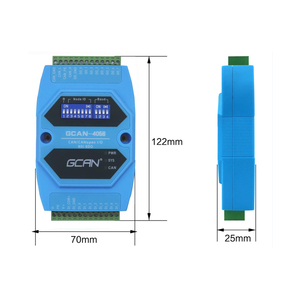 โมดูล <span class=keywords><strong>GCAN</strong></span> CANopen และ EtherCAT สำหรับควบคุมระยะไกล (Remote I/O) พร้อมอินพุตและเอาต์พุตดิจิตอล 4, 8 หรือ 16 ช่อง - Product Image 2