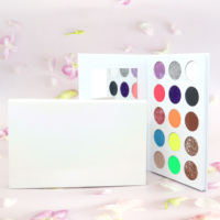 Palette de fard à paupières cosmétique imperméable à l'eau à haute pigmentation en gros d'usine