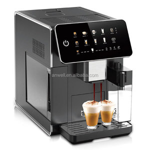 Cafetera Automática ANWELL, Máquina de Espresso de Granos a Taza con Pantalla Táctil y Vaporizador de Leche, OEM ODM - Product Image 1