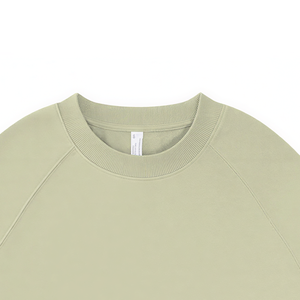 Hauts décontractés à col rond et manches raglan style streetwear en molleton bouclette pour la vente en gros de sweats à capuche et pulls pour hommes - Product Image 3