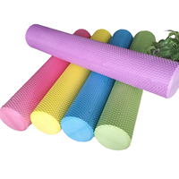 Logo personnalisé Massage à densité musculaire pour l'exercice Ensemble de rouleaux en mousse pour sports Rouleau en mousse EVA