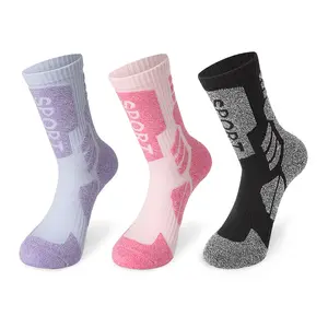 Chaussettes de sport pour femmes Mountain Running Grip Sock Football Déodorant Chaussettes de badminton absorbant les chocs