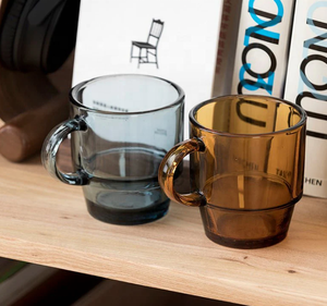 Cốc Cà Phê Thủy Tinh Borosilicate Chịu Nhiệt Thổi Bằng Tay Màu Tùy Chỉnh Cốc Cà Phê Có Thể Xếp Chồng Lên Nhau - Product Image 3