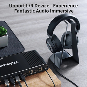 สวิตช์ KVM TESmart 4 พอร์ต รองรับ 4K พร้อมโหมดส่งคีย์บอร์ดและเมาส์ผ่านได้ รองรับ HDCP สำหรับ HDTV - Product Image 6