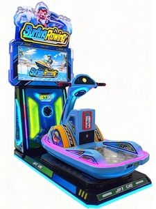 Máquina de Arcade Simuladora de Carreras de Barcos que Funciona con Monedas, con Construcción de Hierro y Plástico, 1 Año de Garantía, para Entretenimiento Infantil - Product Image 1