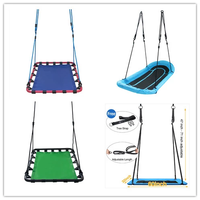 Balançoire Oxford pour jardin ou intérieur Balançoire ronde en métal pour enfants pour la maison ou le parc de trampoline