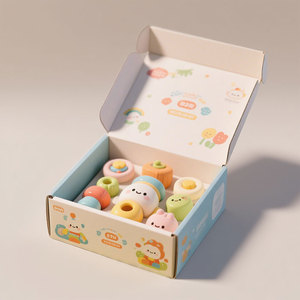 Emballage de papier postal avec impression personnalisée emballage de parfum cosmétique jouets pour enfants boîte d'emballage de produit postal en papier bougie d'expédition - Product Image 1