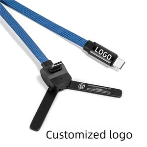 Câble de charge rapide 60W + support 2 en 1, support de téléphone mains libres pour regarder des films, câble de charge pour bureau/voiture/voyage - Product Image 5