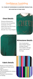 Costume de gymnastique artistique pour femmes, patinage artistique, justaucorps de ballet, combinaison scintillante avec strass, justaucorps de danse pour spectacles - Product Image 6