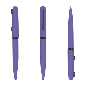 Penna a Sfera Personalizzata Incisa di Lusso in Metallo Pesante con Logo Personalizzato per Affari - Product Image 1