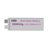 Celda de estado sólido sin ánodo profesional de 540 Wh/kg, 3.85 V, 20 Ah, 140 g, ligera, con descarga 3C para drones industriales y mapeo