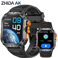 Nouvelle montre connectée HT49, montre de sport pour homme, 1200 mAh, tracker sportif, IP68, lumière LED, plus de 100 modes sportifs, réveil, chronomètre, Android/iOS