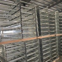 Rak Kabel Baja Galvanis Celup Panas untuk Luar Ruangan, Penyangga Kabel Industri, Pembangkit Listrik Tenaga Surya, Rekayasa Pesisir