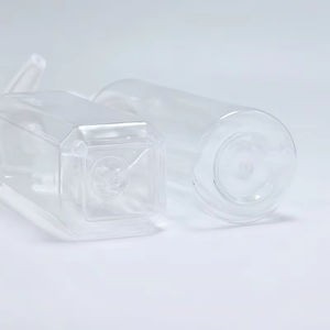 Emballage de flacon pompe en plastique PET vert recyclé pour produits de soin, avec pulvérisateur personnalisé, 200ml, 260ml, 300ml, 400ml, 500ml, pour savon liquide givré - Product Image 3