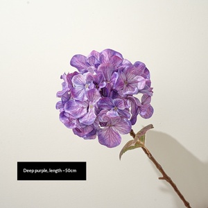 [Transfronterizo] Pequeñas Hortensias Artificiales en Tonos Otoñales para Decoración de Hogar, <span class=keywords><strong>Hotel</strong></span>/Restaurante, Bodas; Ramo Nupcial Hecho a Mano, Realista - Product Image 2