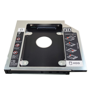 กล่องใส่ฮาร์ดดิสก์แล็ปท็อป Welltop คุณภาพสูง ขนาด 9.0 มม./12.7 มม. ทำจากอะลูมิเนียม สำหรับใส่ฮาร์ดดิสก์แล็ปท็อปขนาด 9.5 มม. - Product Image 1