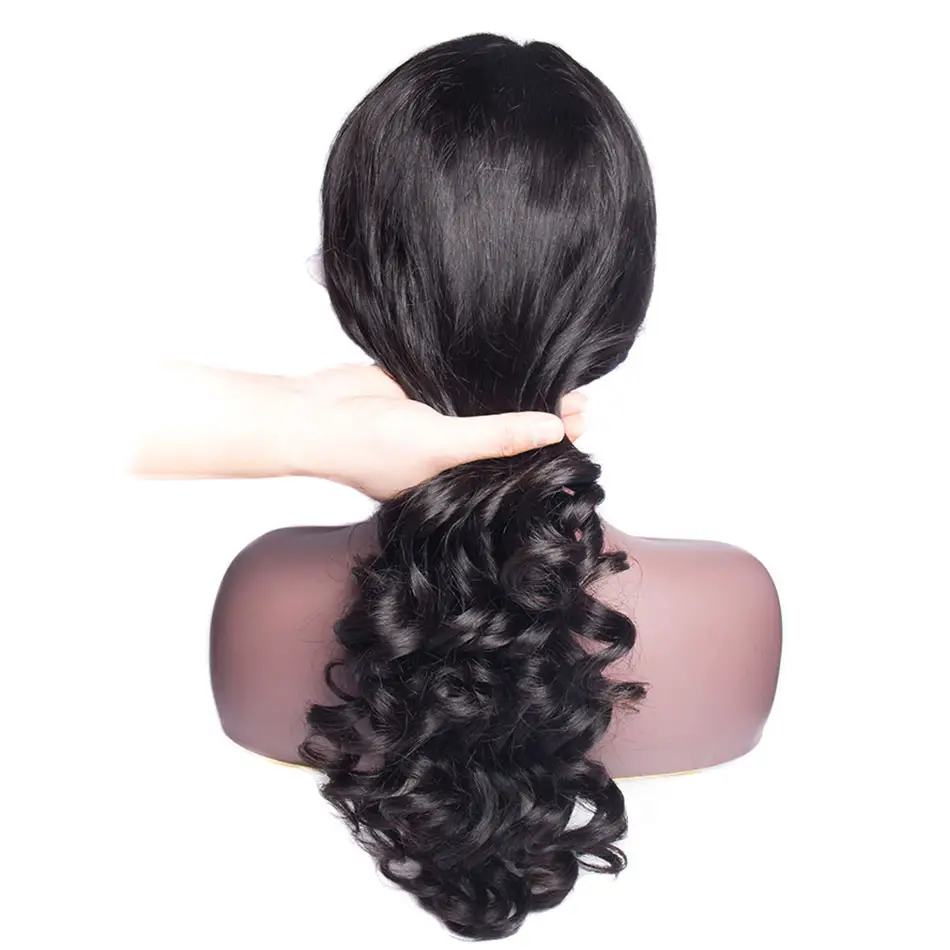 100% Natural Braid Sunlight human hair full lace wig in malaysia kuala lumpur loose wave virgin hair Bestlacewigs