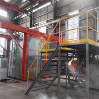 BENFAN Rotational Molding LDPE Horizontal Water Tank Shuttle Oven Machine Molds Mild Steel PLC Controlled Mass Energy Saving 1