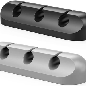Silicone Clip cáp dây chủ hệ thống văn phòng nhà xe bàn phụ kiện cao su dính dây tổ chức điện tử tổ chức - Product Image 1