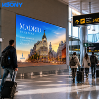 Layar LED Indoor Definisi Tinggi P1.53 Instalasi Tetap Resolusi 8K Kecerahan 5000cd Garansi 5 Tahun Video Wall Kelas Atas