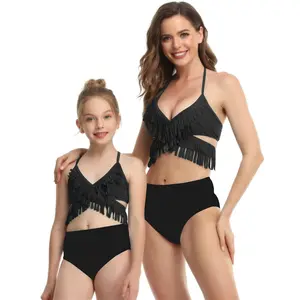 Fashion Two Pieces Swimsuit 2024 Girl's Fashion Tankini Swimwear Two Pieces Swimwear Woman Beach Wear