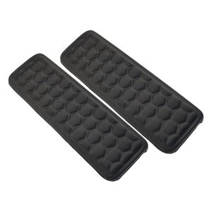 Ensemble de 2 repose-poignets ergonomiques en mousse à mémoire de forme pour clavier, coussin antidérapant en nid d'abeille, support de poignet confortable pour le bureau - Product Image 1