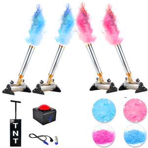 TNT Set mesin <span class=keywords><strong>Confetti</strong></span> meriam elektrik pengungkap jenis kelamin bayi dan bubuk - Product Image 1
