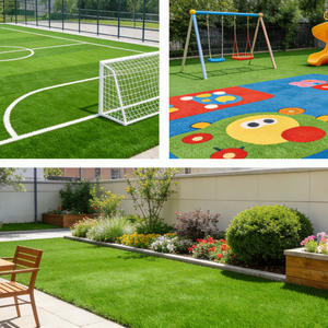 <span class=keywords><strong>Gazon</strong></span> synthétique imperméable de haute qualité 20 mm, tapis d'herbe artificielle souple pour <span class=keywords><strong>terrain</strong></span> de football extérieur, salle de sport, pelouse verte - Product Image 6