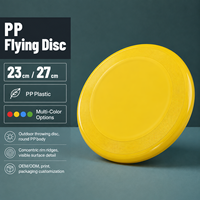 Disque volant en plastique PP personnalisé avec logo Hoersun, jouet sportif d'extérieur, 5 à 11 pouces, vente en gros en usine