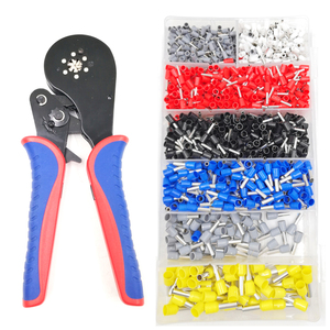 Juego de crimpadoras industriales de 800 piezas 23-7AWG HSC8 6-4A, kit de terminales de acero para terminales de cable de cobre/latón OEM - Product Image 3